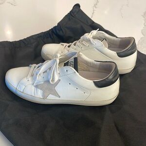 Golden goose white superstar sneakers size 38